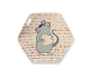 Lexington Color Me Mine Matzah Mouse Plate