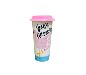 Lexington Color Me Mine Flamingo Travel Cup