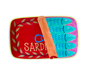 Lexington Color Me Mine Sardines Dinner Plate