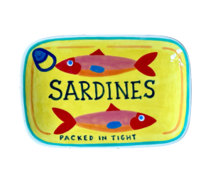 Lexington Color Me Mine Sardines Appetizer Plate