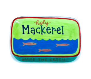 Lexington Color Me Mine Mackerel Appetizer Plate