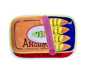 Lexington Color Me Mine Anchovies App Plate
